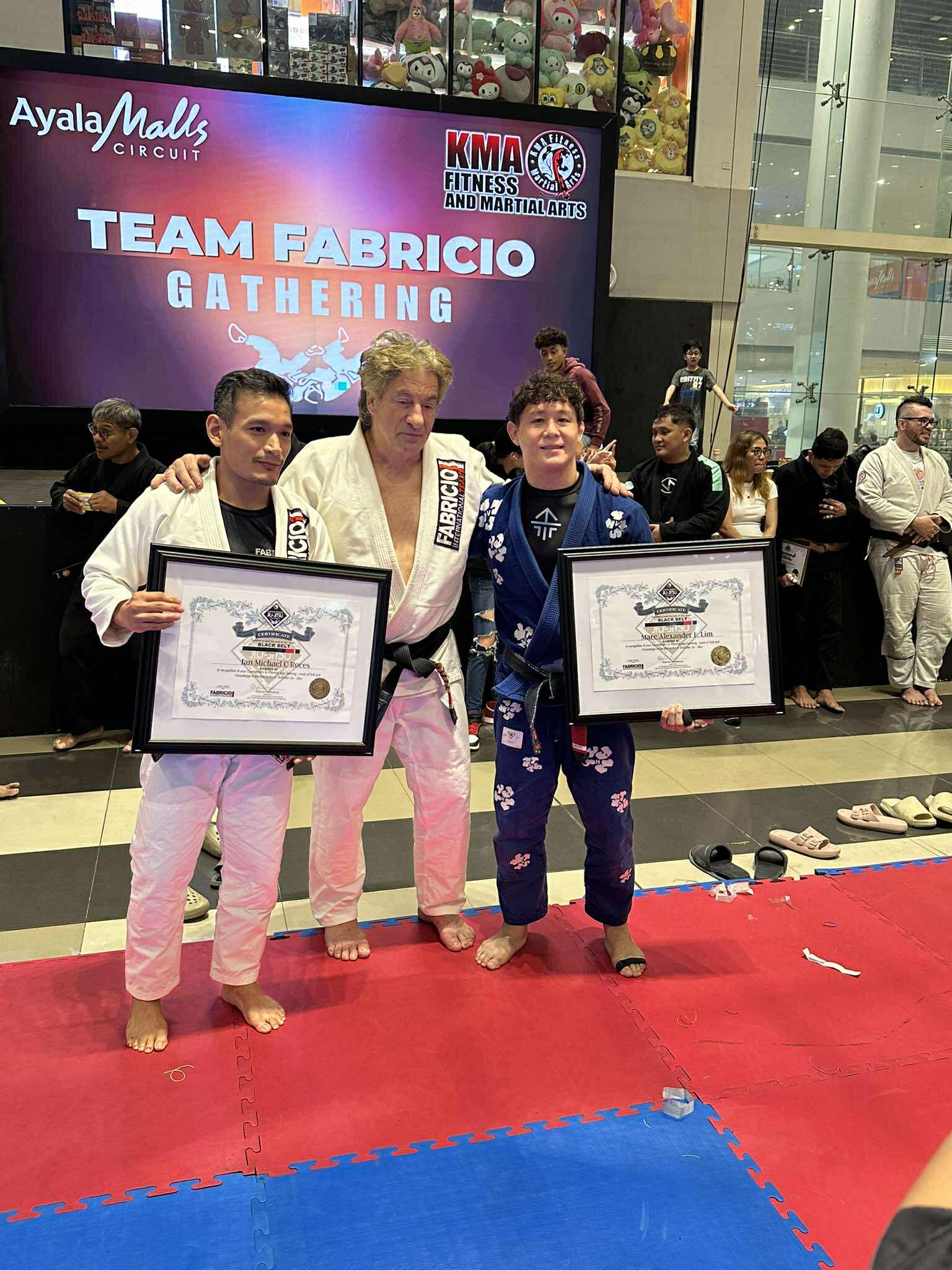 Double black belt promotion at KMA